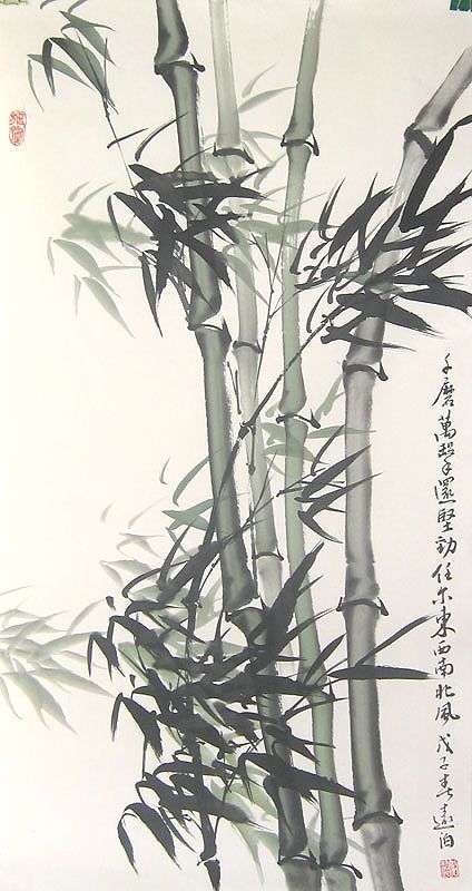 Chinese painting bamboo appreciation