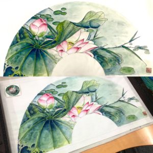 Gongbi chinese painting workshop