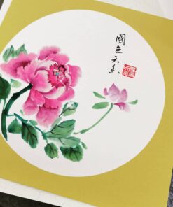 Chinese painting class - peony