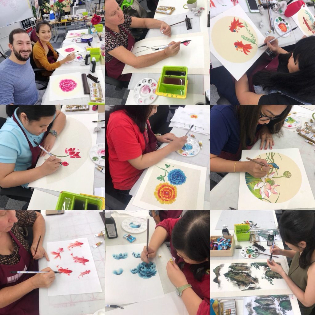 singapore chinese painting class