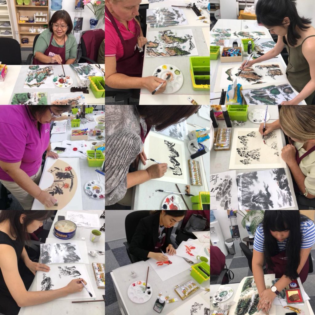 singapore chinese painting class
