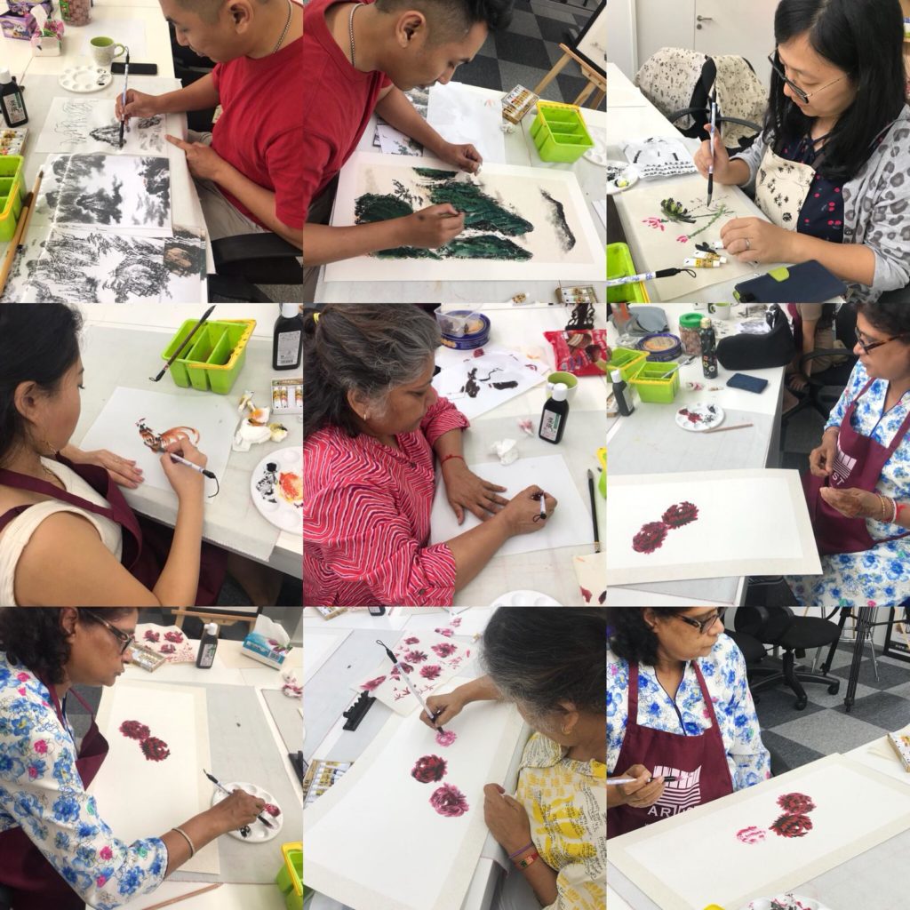 singapore chinese painting class