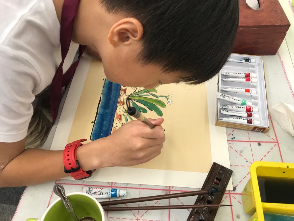 Chinese painting course for kids - naucissus