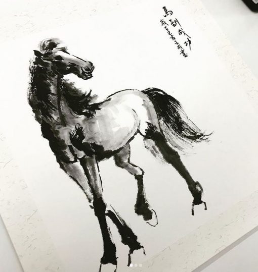 singapore chinese painting course horse painting